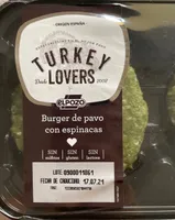 Burguer de pavo con espinacas