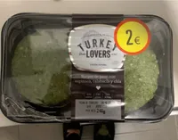 Burguer de pavo con espinaca, calabacín y chía