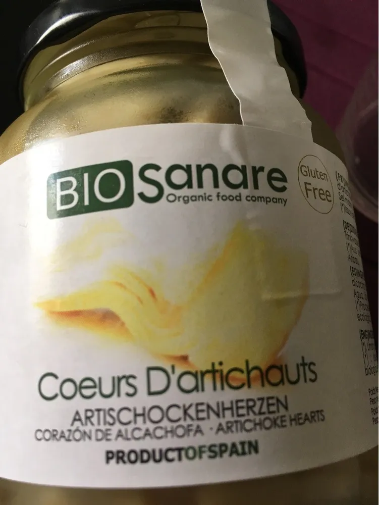 Coeurs d'artichauts coupés