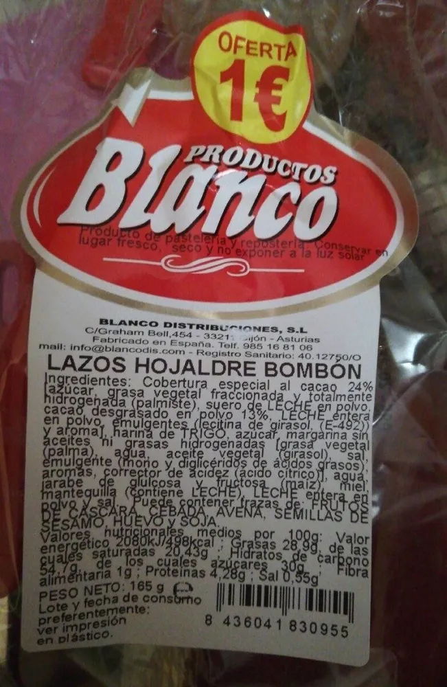 Lazos hojaldre