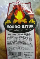 Rollos de naranja