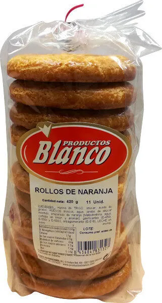 Rollos de naranja