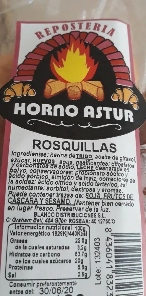 Rosquillas Horno Astur