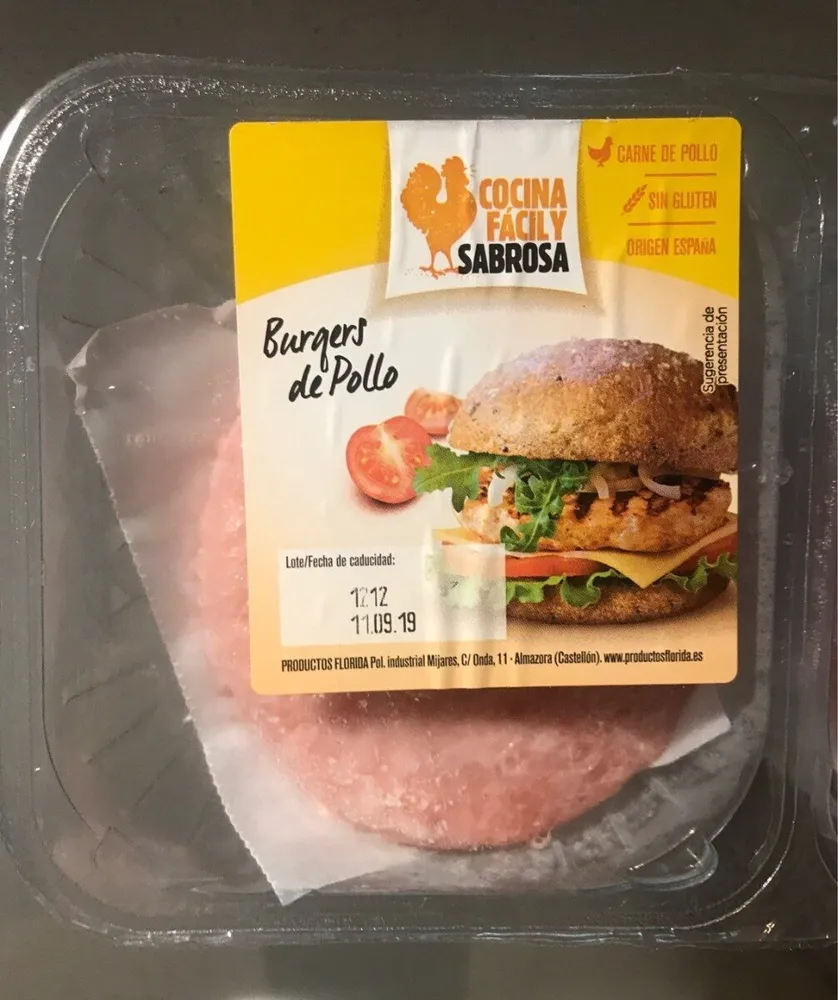 Burguers de pollo
