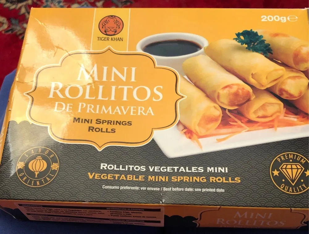 Mini rollitos de primavera