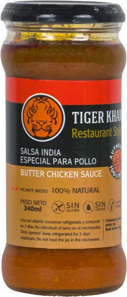 Salsa india especial para pollo picante medio