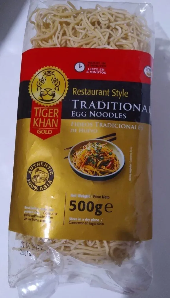 Fideos tradicionales de huevo