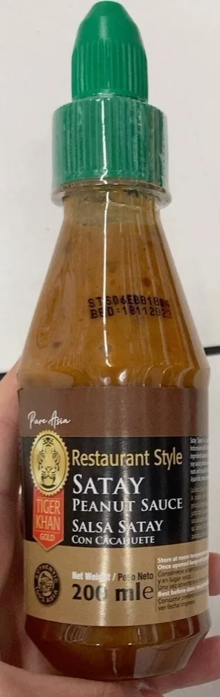 Salsa Satay con Cacahuete