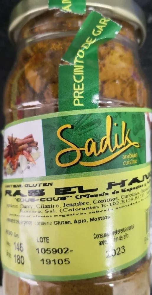 Ras el hanout mezcla de especias y aromas
