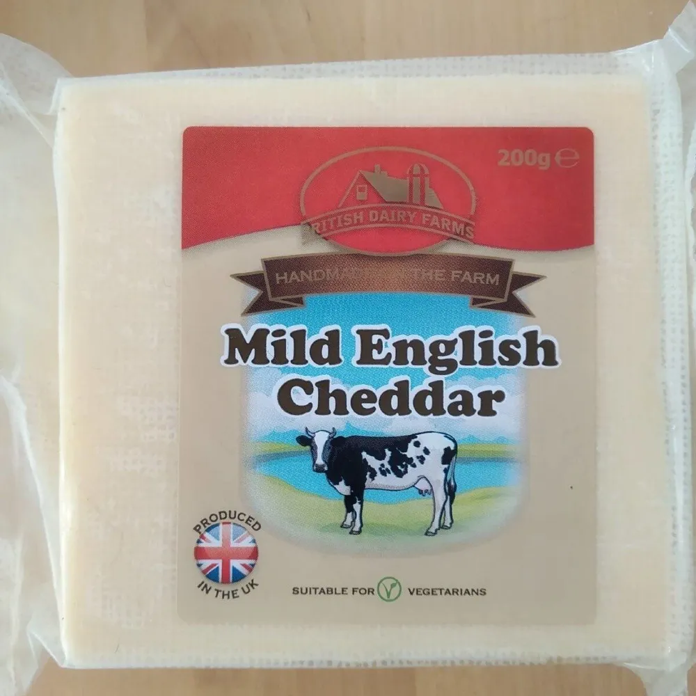 Queso Cheddar Suave Inglés
