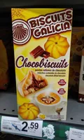 Pastas rellenas de chocolate sin palma y sin