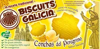 Conchas del peregrino galletas de mantequilla