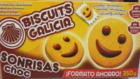 Sonrisas Choc, galletas con chocolate
