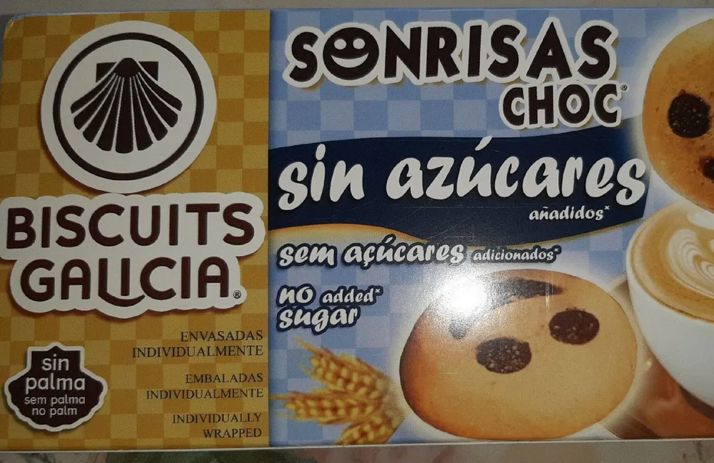 Sonrisas chocan sin azúcar añadido