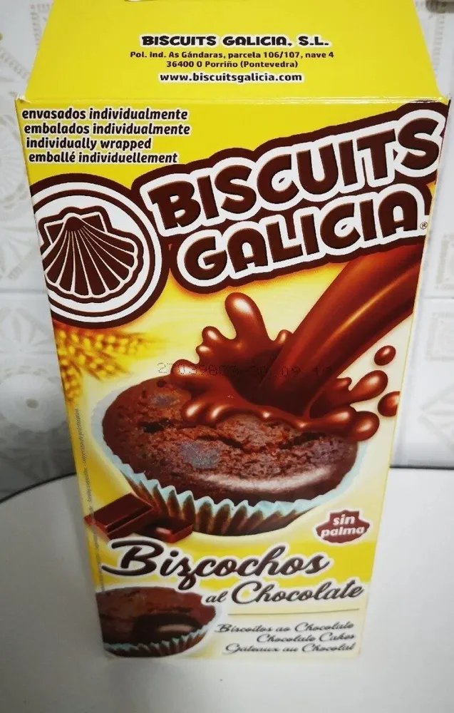 Bizcochos al chocolate
