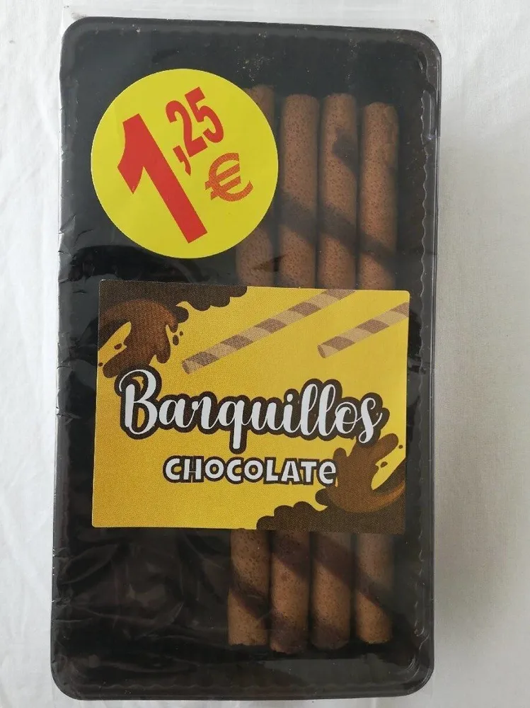 Barquillos chocolate