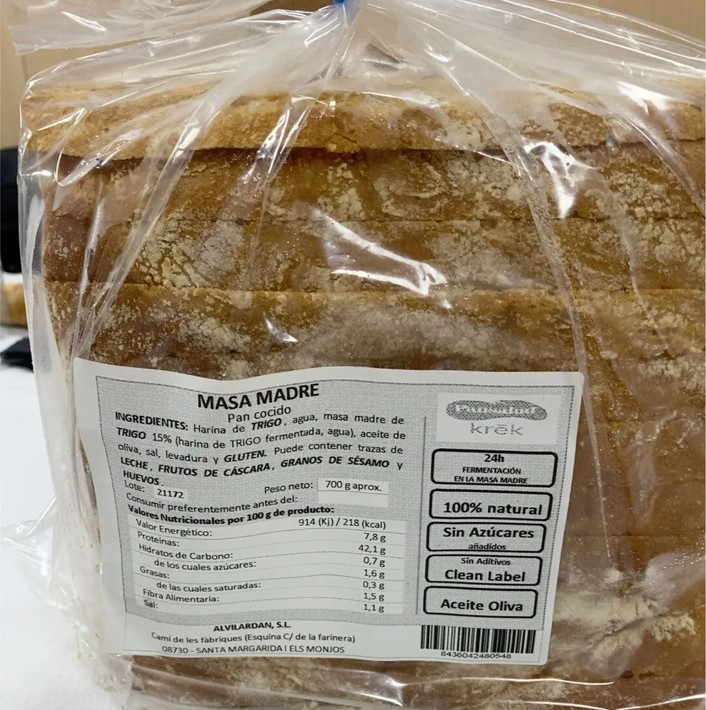 Pan masa madre