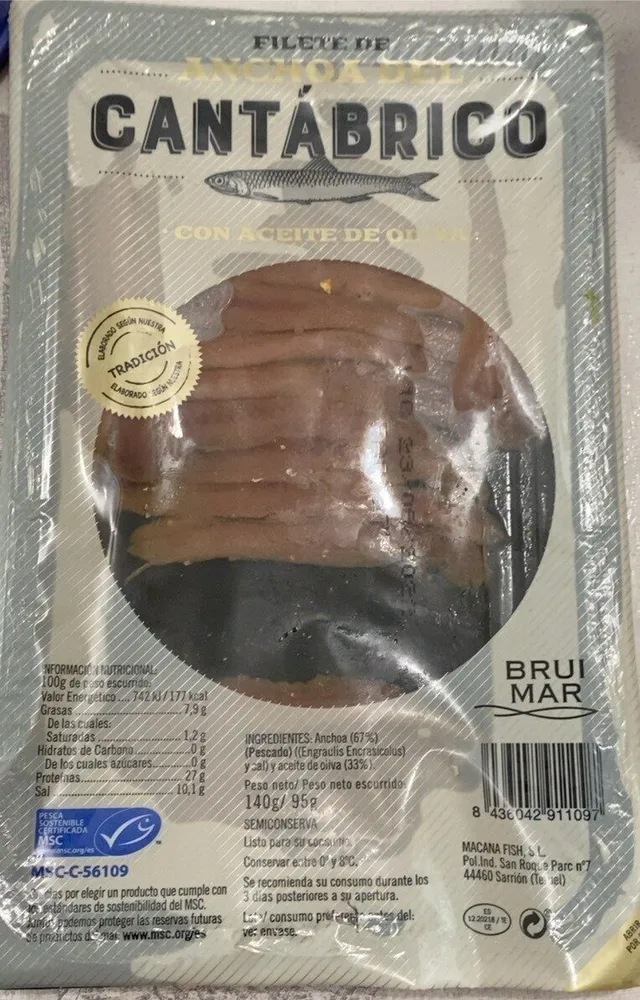 Anchoas Cantábrico