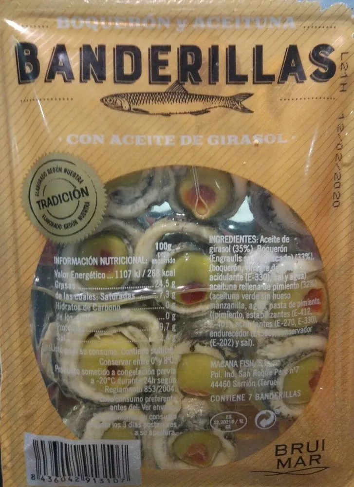 Banderillas con Boquerón