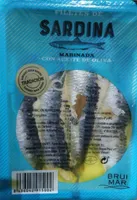 Filetes de sardina marinada con aceite de oliva Brui Mar