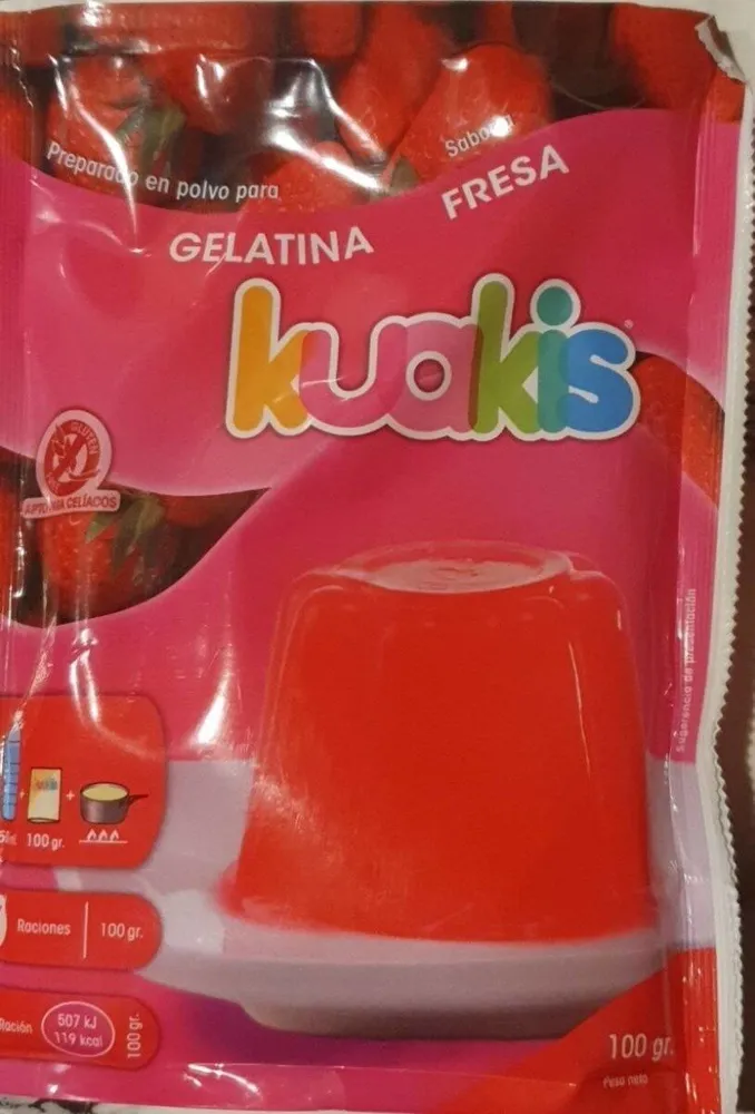Gelatina fresa
