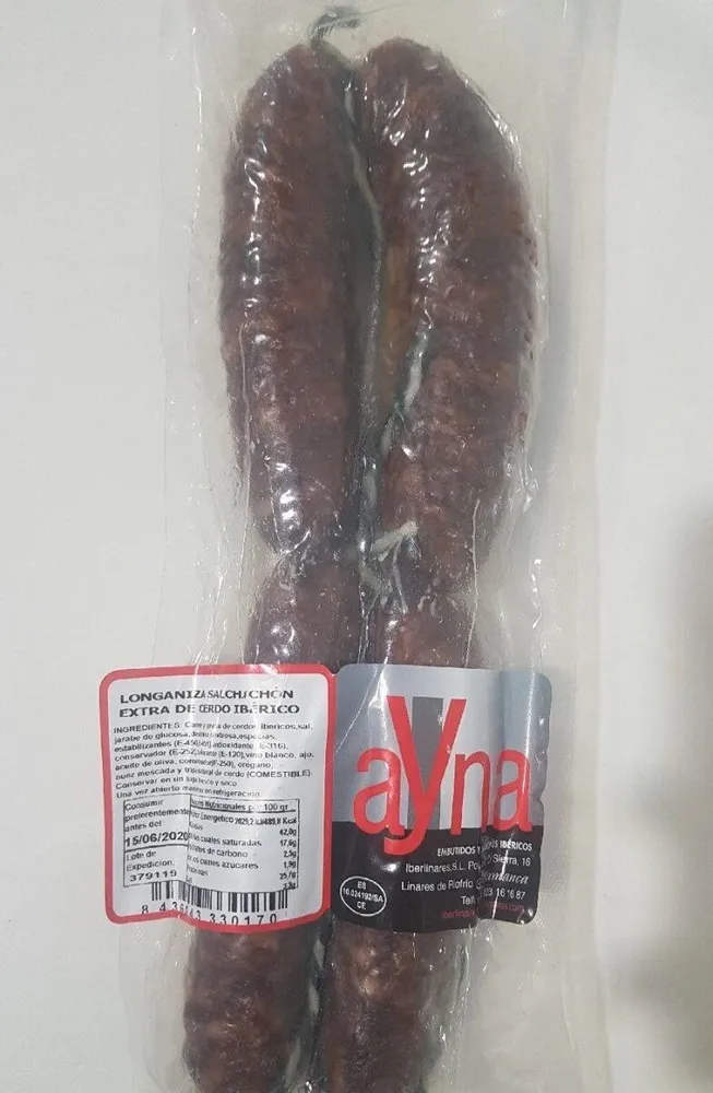 Longaniza Salchichón extra de cerdo ibérico