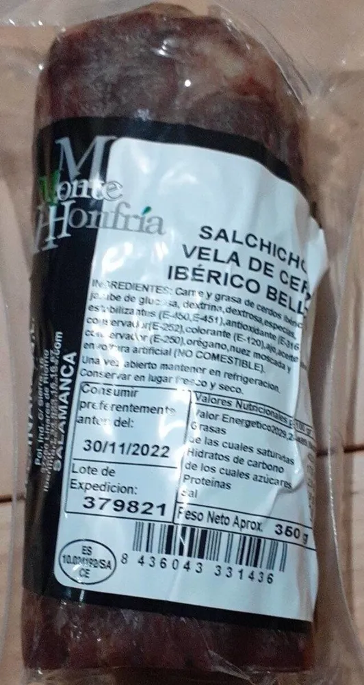 Salchichón de vela ibérico bellota