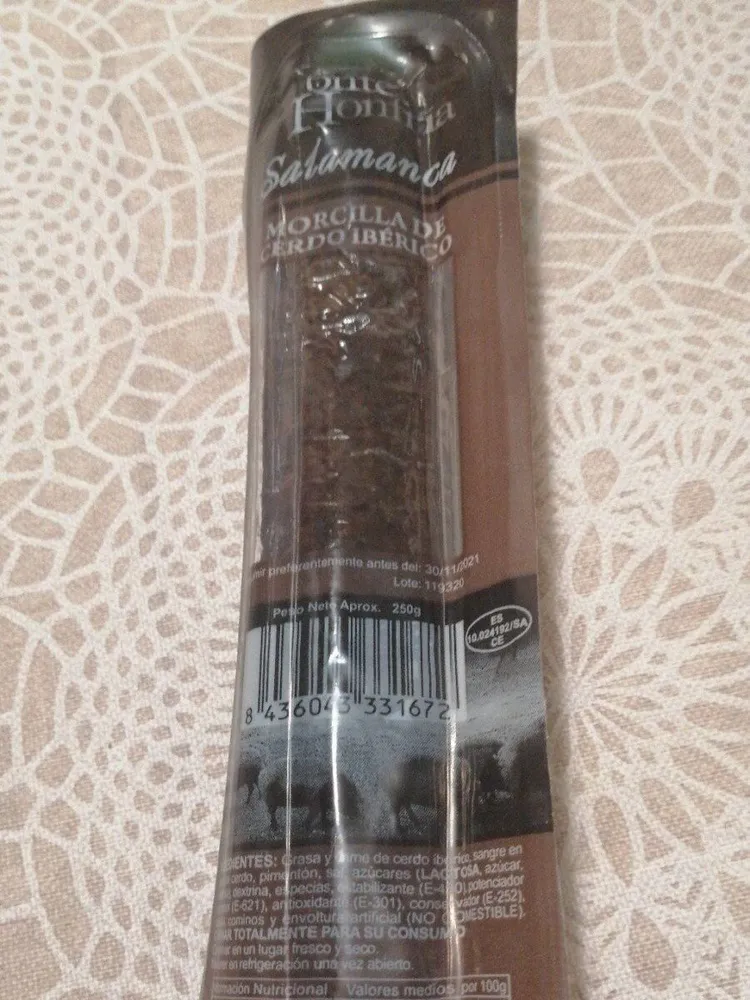 Morcilla de cerdo ibérico