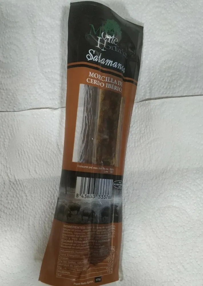 Morcilla de cerdo ibérico