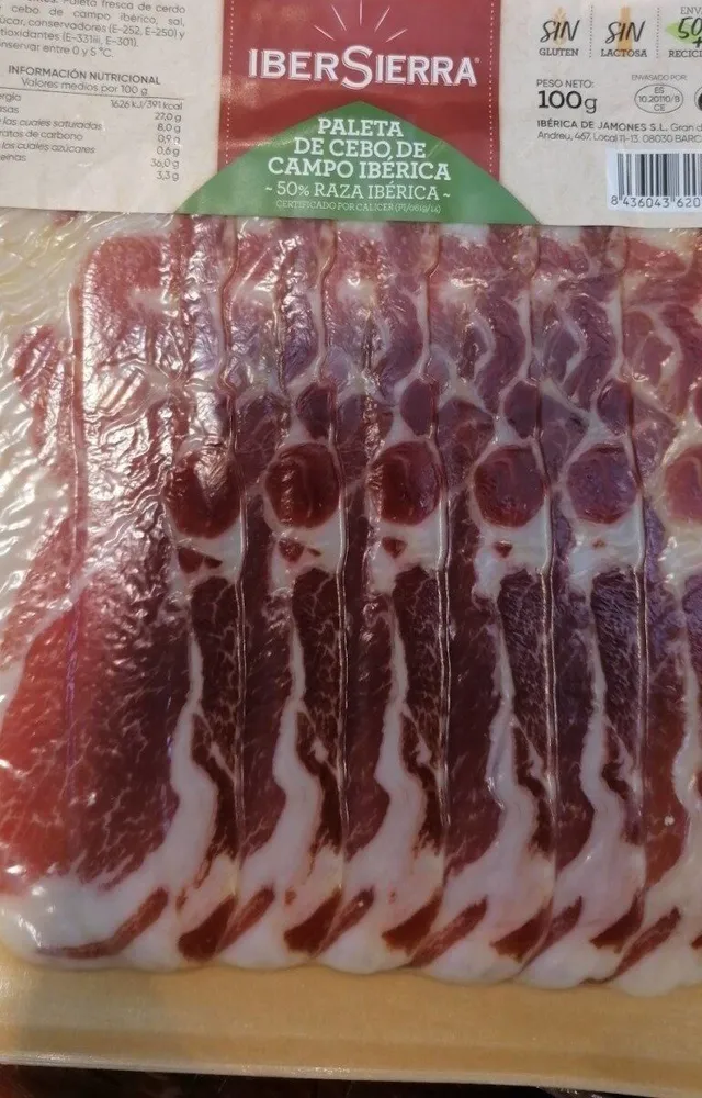 Paleta de cebo de campo iberica