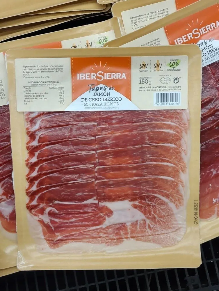 Jamón de cebo ibérico 50 raza ibérica