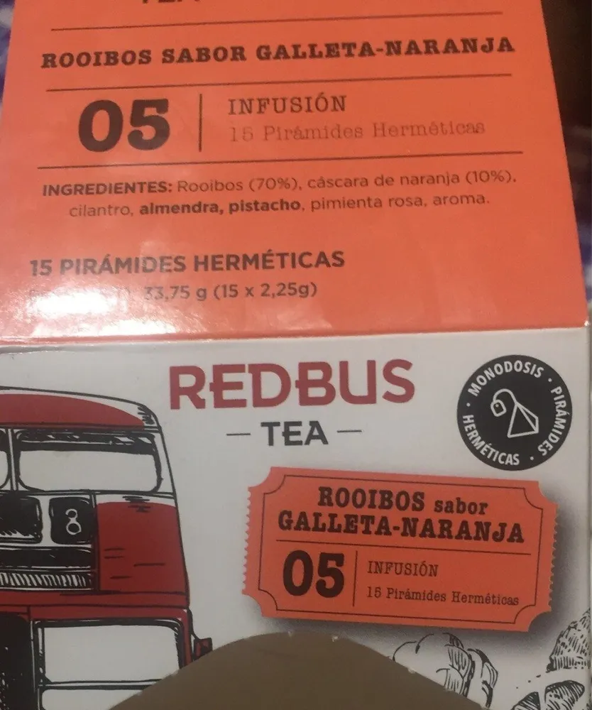 Roiboos galleta-naranja