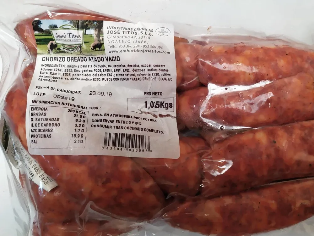 Chorizo oreado
