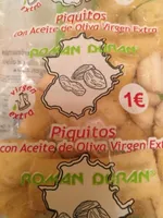 Piquitos con aceite de oliva virgen extra