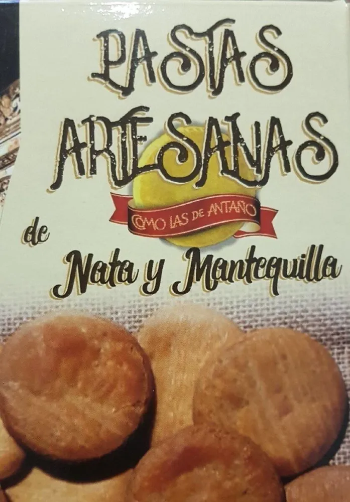 Pastas artesanas de nata y mantequilla