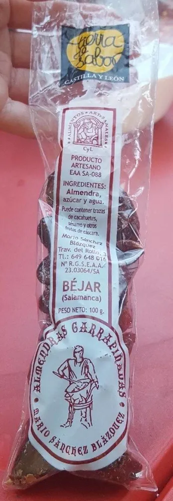 Almendras garrapiñadas