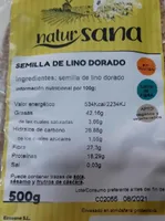 Semilla de lino dorado