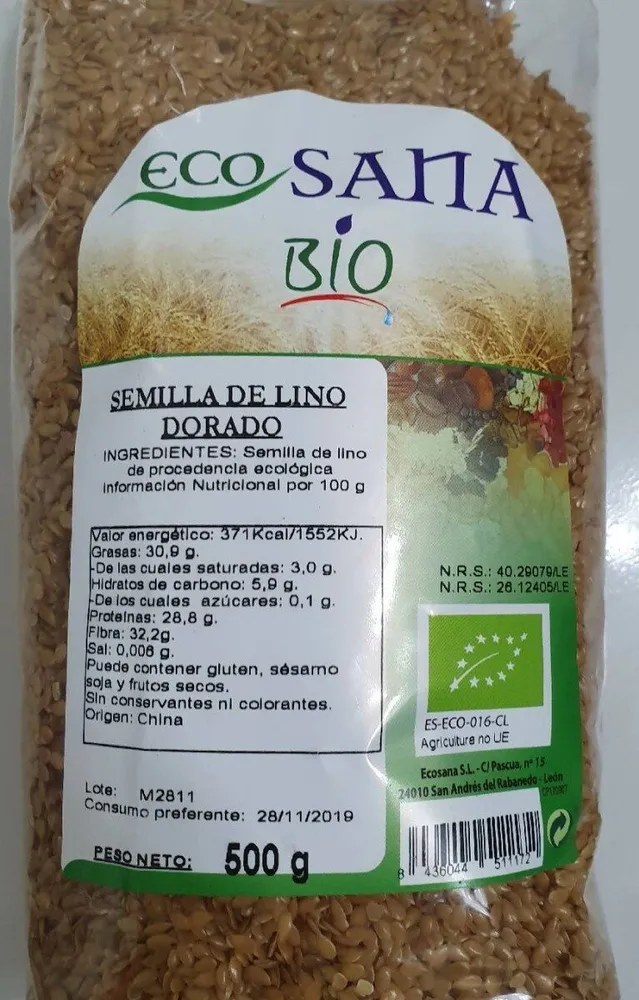 Semilla de lino dorado