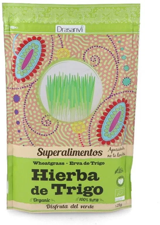 Hierba de trigo ecológica