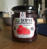 Eco Sana Mermelada BIO de frambuesas 60% fruta