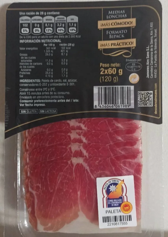 PALETA DE TERUEL D.O.P.