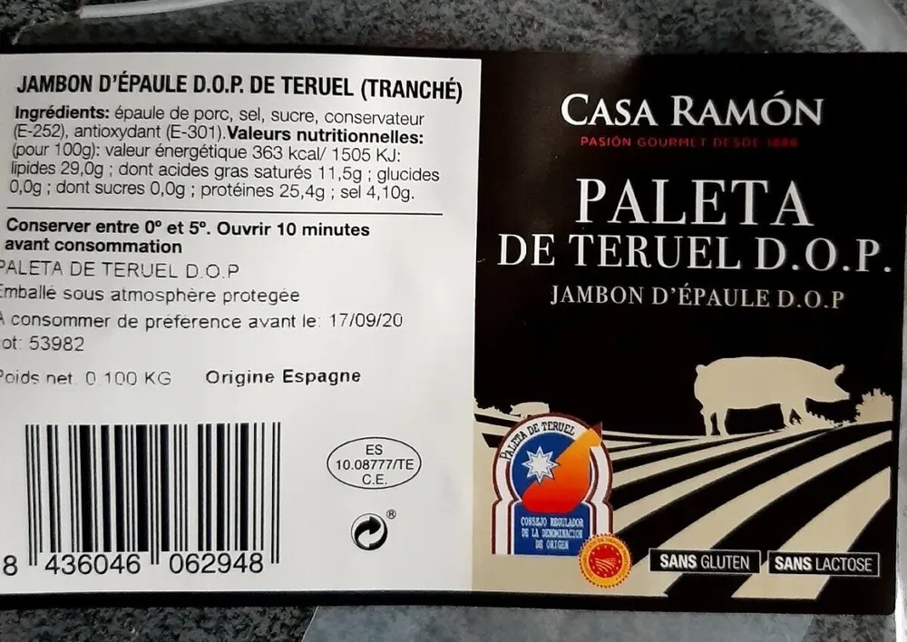 Paleta deTuruel D.O.P.