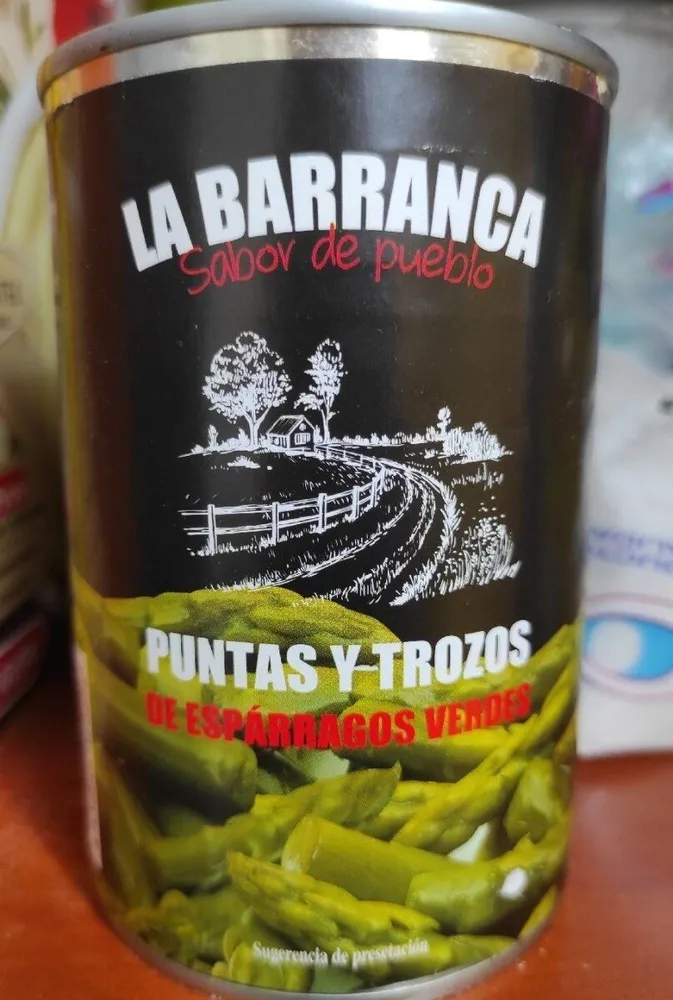 Puntas y trozos espárrago verde