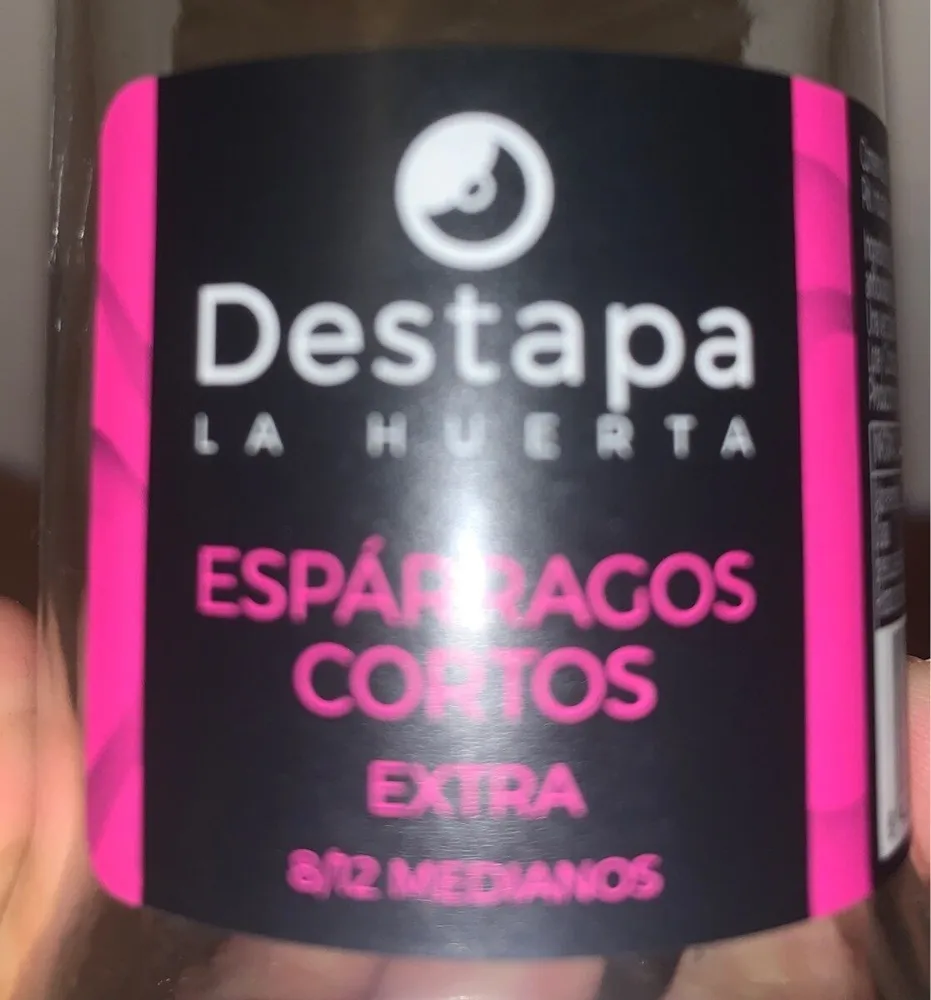 espárragos cortos