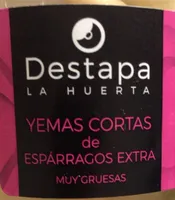 Yemas cortas de espárragos