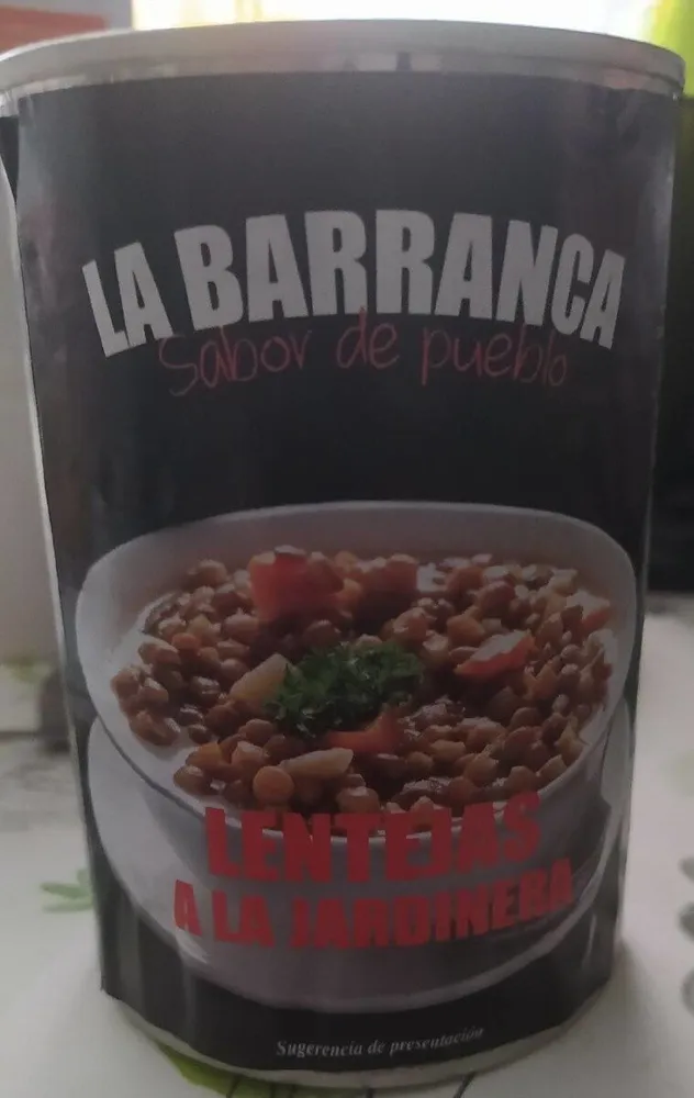 Lentejas a la jardinera.