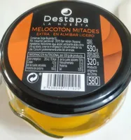 Melocotón mitades