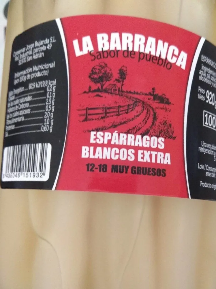 Espárragos blancos extra