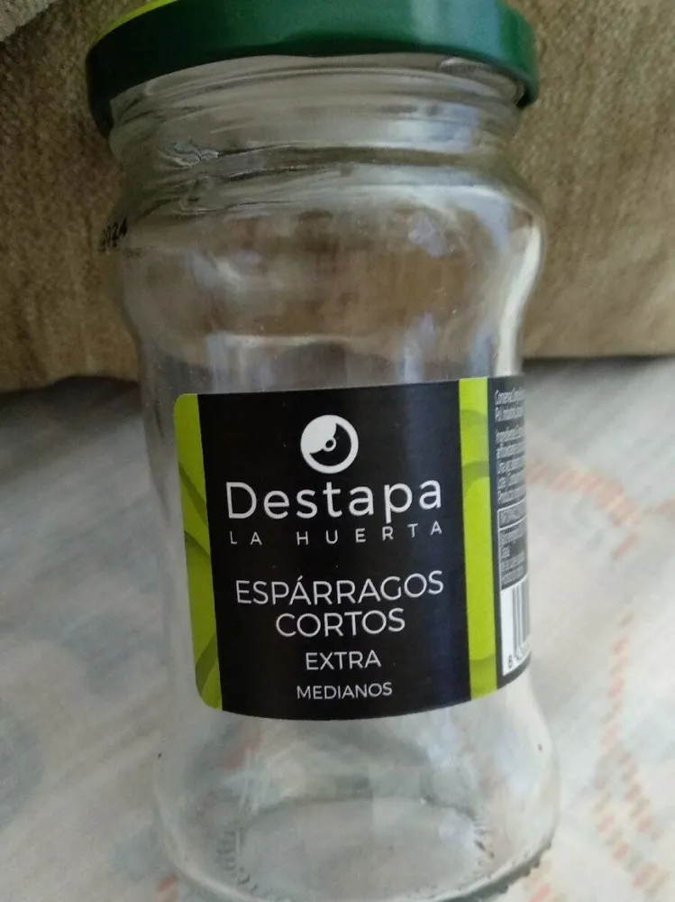 Espárragos cortos