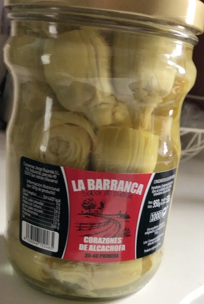 Corazones de alcachofa